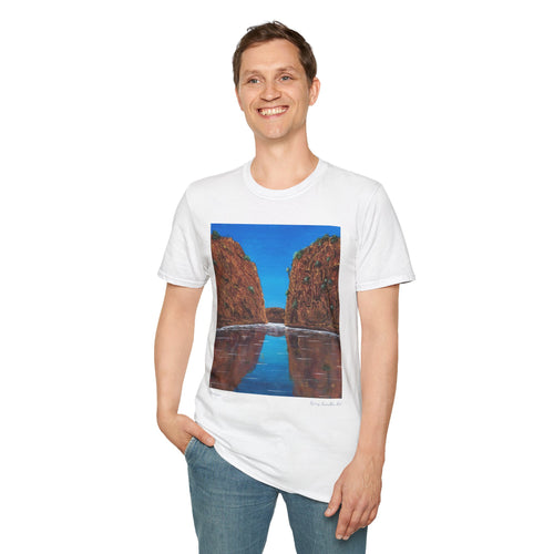 T-Shirt made from very soft materials, no side seams. Feels like bliss to wear! Many designs by Kerry Sandhu Art