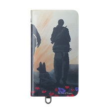 Load image into Gallery viewer, The Dust of Uruzgan (with Poppies) - PHONE CASE WALLET - by Kerry Sandhu Art
