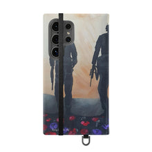 Load image into Gallery viewer, The Dust of Uruzgan (with Poppies) - PHONE CASE WALLET - by Kerry Sandhu Art
