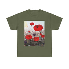 Load image into Gallery viewer, For The Fallen - Unisex HEAVY COTTON TEE - by Kerry Sandhu Art
