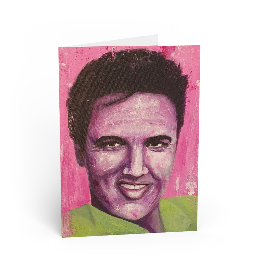 Can’t Help Falling In Love : A Tribute to Elvis Presley - BLANK CARD - Designed from original artwork