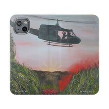 Load image into Gallery viewer, The Battle of Long Tan - PHONE CASE WALLET - by Kerry Sandhu Art
