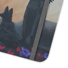 Load image into Gallery viewer, The Dust of Uruzgan (with Poppies) - PHONE CASE WALLET for Samsung &amp; iPhones - Designed from original Anzac Day artwork
