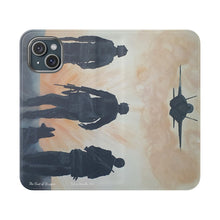 Load image into Gallery viewer, The Dust of Uruzgan (with Jet) - PHONE CASE WALLET - by Kerry Sandhu Art
