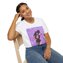 Load image into Gallery viewer, T-Shirt made from very soft materials, no side seams. Feels like bliss to wear! Many designs by Kerry Sandhu Art
