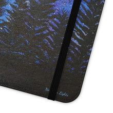 Load image into Gallery viewer, Northern Lights - PHONE CASE WALLET - by Kerry Sandhu Art
