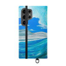 Load image into Gallery viewer, Ride the Wave - PHONE CASE WALLET - by Kerry Sandhu Art
