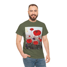 Load image into Gallery viewer, For The Fallen - Unisex HEAVY COTTON TEE - by Kerry Sandhu Art
