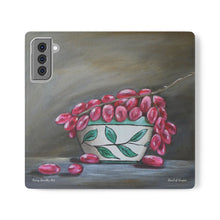 Load image into Gallery viewer, Bowl of Grapes - PHONE CASE WALLET for Samsung &amp; iPhones - by Kerry Sandhu Art
