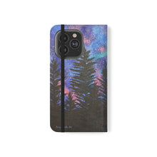 Load image into Gallery viewer, Northern Lights - PHONE CASE WALLET - by Kerry Sandhu Art

