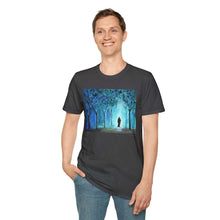 Load image into Gallery viewer, T-Shirt made from very soft materials, no side seams. Feels like bliss to wear! Many designs by Kerry Sandhu Art
