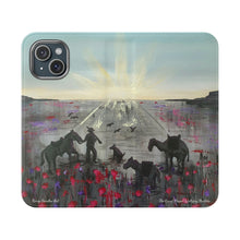 Load image into Gallery viewer, The Band Played Waltzing Matilda -PHONE CASE WALLET- by Kerry Sandhu Art
