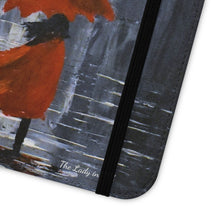 Load image into Gallery viewer, The Lady in Red - PHONE CASE WALLET - by Kerry Sandhu Art
