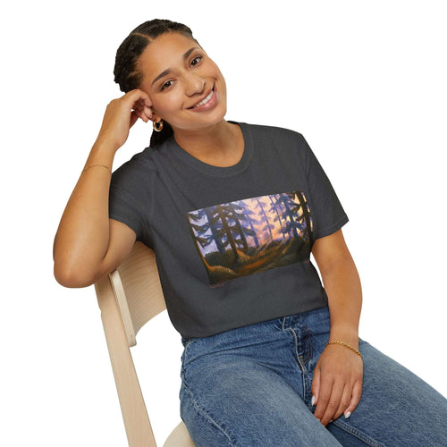 T-Shirt made from very soft materials, no side seams. Feels like bliss to wear! Many designs by Kerry Sandhu Art