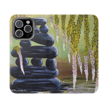 Load image into Gallery viewer, Zen Pond - PHONE CASE WALLET for Samsung &amp; iPhones - by Kerry Sandhu Art
