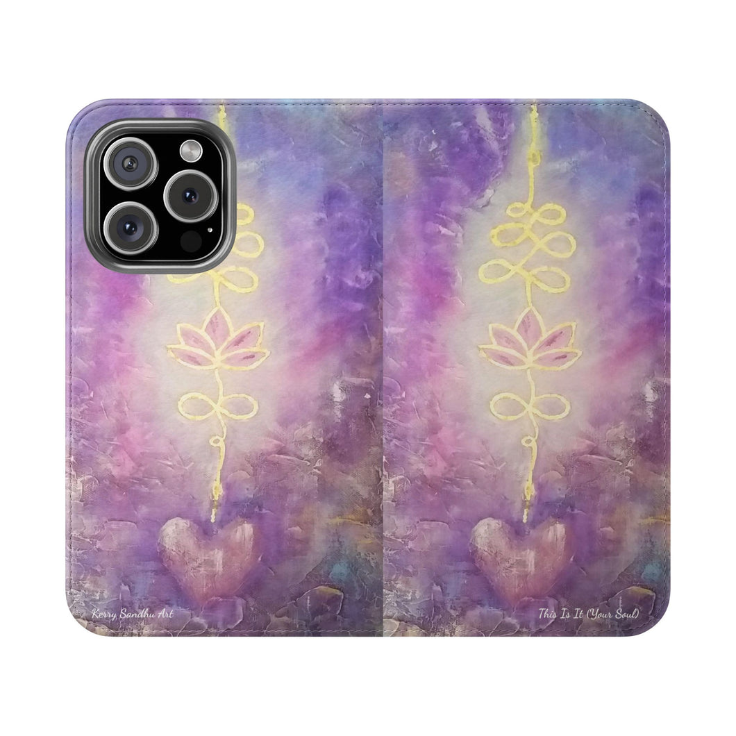 This Is It (Your Soul) - PHONE CASE WALLET - by Kerry Sandhu Art