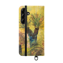 Load image into Gallery viewer, Rustic Grass Tree - PHONE CASE WALLET - by Kerry Sandhu Art
