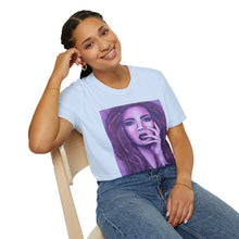 Load image into Gallery viewer, T-Shirt made from very soft materials, no side seams. Feels like bliss to wear! Many designs by Kerry Sandhu Art
