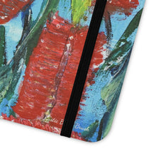 Load image into Gallery viewer, Rustic Bottle Brush - PHONE CASE WALLET - by Kerry Sandhu Art
