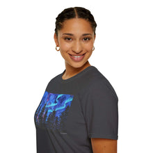 Load image into Gallery viewer, T-Shirt made from very soft materials, no side seams. Feels like bliss to wear! Many designs by Kerry Sandhu Art
