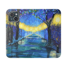 Load image into Gallery viewer, Colours of the Rain - PHONE CASE WALLET - by Kerry Sandhu Art
