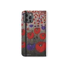 Load image into Gallery viewer, Benedictus (Poppies Only) - PHONE CASE WALLET - by Kerry Sandhu Art
