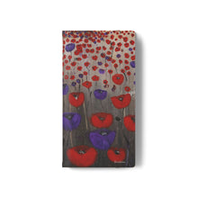 Load image into Gallery viewer, Benedictus (Poppies Only) - PHONE CASE WALLET - by Kerry Sandhu Art
