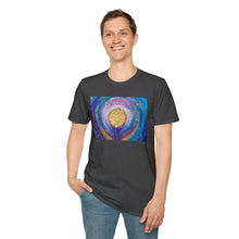 Load image into Gallery viewer, T-Shirt made from very soft materials, no side seams. Feels like bliss to wear! Many designs by Kerry Sandhu Art
