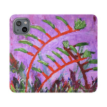 Load image into Gallery viewer, Rustic Kangaroo Paw - PHONE CASE WALLET - by Kerry Sandhu Art
