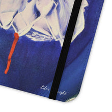 Load image into Gallery viewer, Life&#39;s Midnight - PHONE CASE WALLET - by Kerry Sandhu Art
