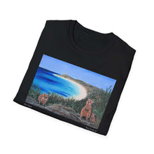 Load image into Gallery viewer, T-Shirt made from very soft materials, no side seams. Feels like bliss to wear! Many designs by Kerry Sandhu Art
