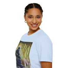 Load image into Gallery viewer, T-Shirt made from very soft materials, no side seams. Feels like bliss to wear! Many designs by Kerry Sandhu Art

