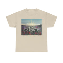 Load image into Gallery viewer, The Band Played Waltzing Matilda - Unisex HEAVY COTTON TEE - by Kerry Sandhu Art

