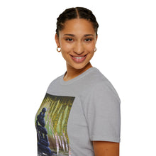 Load image into Gallery viewer, T-Shirt made from very soft materials, no side seams. Feels like bliss to wear! Many designs by Kerry Sandhu Art
