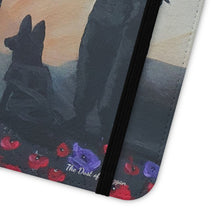 Load image into Gallery viewer, The Dust of Uruzgan (with Poppies) - PHONE CASE WALLET - by Kerry Sandhu Art
