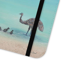 Load image into Gallery viewer, Surfin&#39; Bird - PHONE CASE WALLET for Samsung &amp; iPhones - by Kerry Sandhu Art
