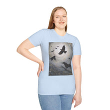 Load image into Gallery viewer, T-Shirt made from very soft materials, no side seams. Feels like bliss to wear! Many designs by Kerry Sandhu Art
