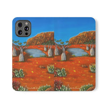 Load image into Gallery viewer, Beds Are Burning - PHONE CASE WALLET - by Kerry Sandhu Art
