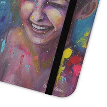 Load image into Gallery viewer, Raining Glitter - PHONE CASE WALLET for Samsung &amp; iPhones - by Kerry Sandhu Art
