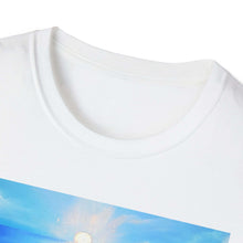 Load image into Gallery viewer, T-Shirt made from very soft materials, no side seams. Feels like bliss to wear! Many designs by Kerry Sandhu Art

