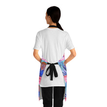 Load image into Gallery viewer, Apron - lightweight, silky finish 100% polyester, two front pockets. Many original artwork designs by Kerry Sandhu Art
