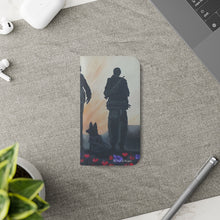 Load image into Gallery viewer, The Dust of Uruzgan (with Poppies) - PHONE CASE WALLET - by Kerry Sandhu Art
