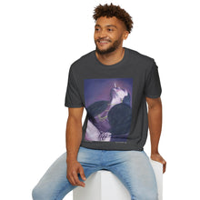 Load image into Gallery viewer, T-Shirt made from very soft materials, no side seams. Feels like bliss to wear! Many designs by Kerry Sandhu Art
