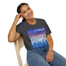 Load image into Gallery viewer, T-Shirt made from very soft materials, no side seams. Feels like bliss to wear! Many designs by Kerry Sandhu Art
