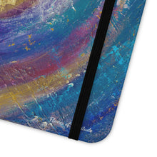 Load image into Gallery viewer, Flower of Gratitude - PHONE CASE WALLET - by Kerry Sandhu Art
