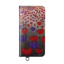 Load image into Gallery viewer, Benedictus (Poppies Only) - PHONE CASE WALLET - by Kerry Sandhu Art

