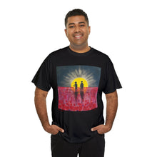 Load image into Gallery viewer, Unisex heavy cotton tee. No side seams, 100% cotton, Classic fit, Runs true to size - you can&#39;t go wrong! By Kerry Sandhu Art
