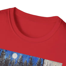Load image into Gallery viewer, T-Shirt made from very soft materials, no side seams. Feels like bliss to wear! Many designs by Kerry Sandhu Art
