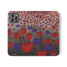 Load image into Gallery viewer, Benedictus (Poppies Only) - PHONE CASE WALLET - by Kerry Sandhu Art
