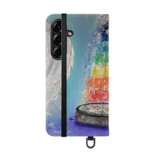 Load image into Gallery viewer, Angels Brought Me Here - PHONE CASE WALLET - by Kerry Sandhu Art

